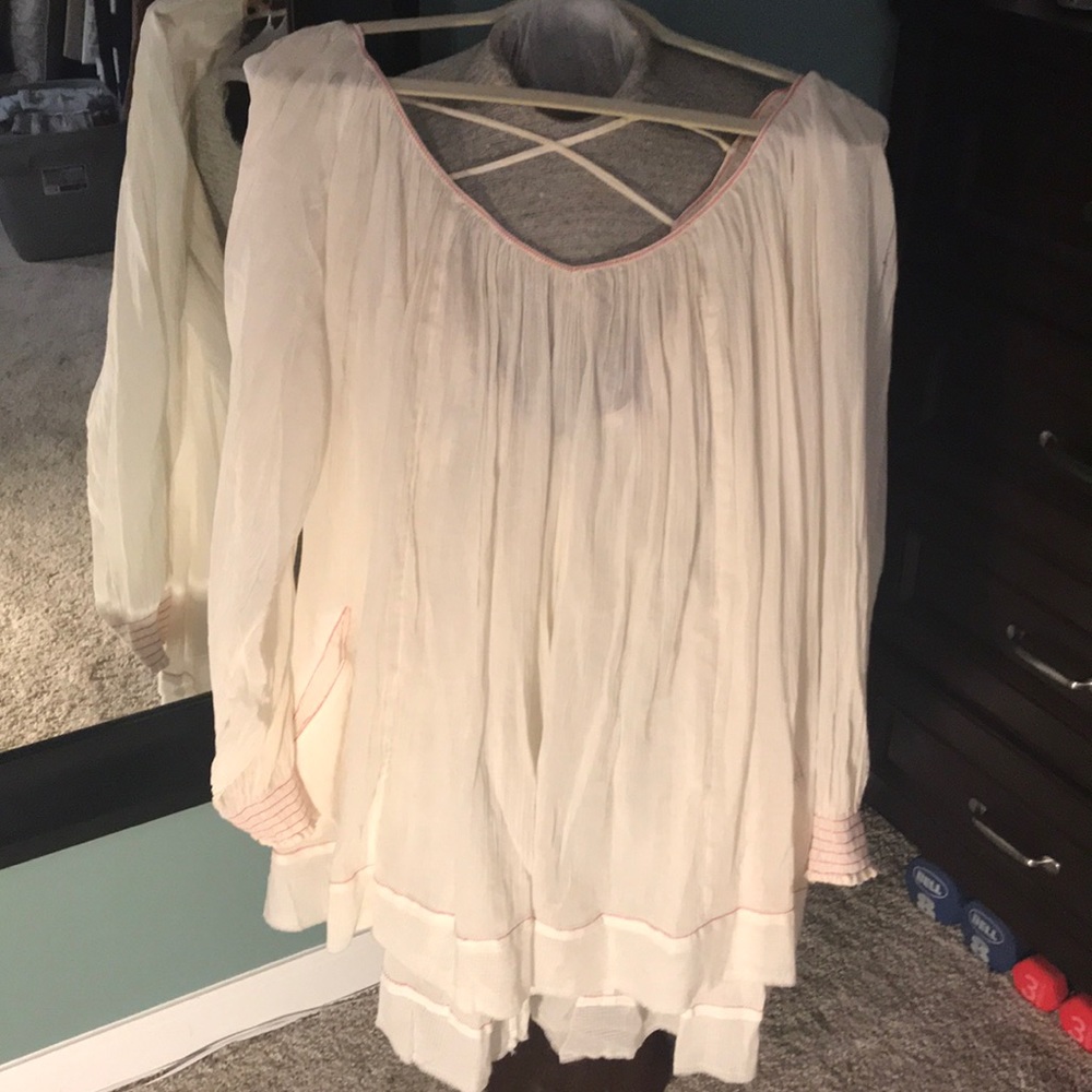 Sheer beach cover up